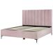 Beliani Cama con almacenaje Terciopelo SEZANNE 190x215 Beliani Cama con almacenaje Terciopelo SEZANNE 190x215 Gris