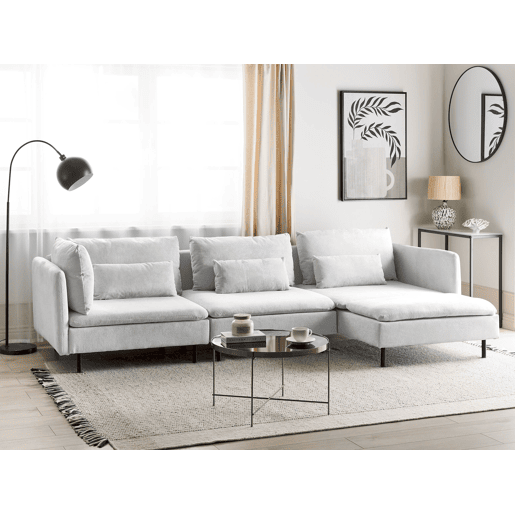 Beliani Sofá modular Poliéster EGERIS