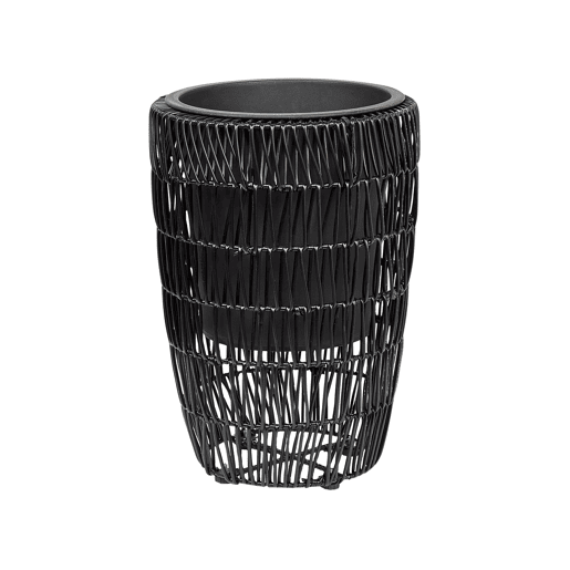 Beliani Conjunto de 2 vasos para plantas CHELONE