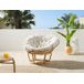 Beliani Silla de jardín SALVO Beliani Silla de jardín SALVO Beige
