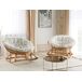 Beliani Silla mecedora ORVIETO Beliani Silla mecedora ORVIETO Beige