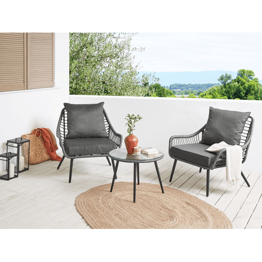 Beliani Conjunto bistrĂ´ LAURETO Beliani Conjunto bistrĂ´ LAURETO