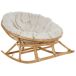 Beliani Silla mecedora ORVIETO Beliani Silla mecedora ORVIETO Beige