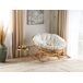 Beliani Silla mecedora ORVIETO Beliani Silla mecedora ORVIETO Beige