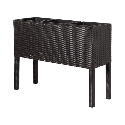 Beliani Vaso alto para plantas CARAGANA