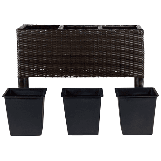 Beliani Vaso alto para plantas CARAGANA