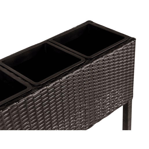 Beliani Vaso alto para plantas CARAGANA