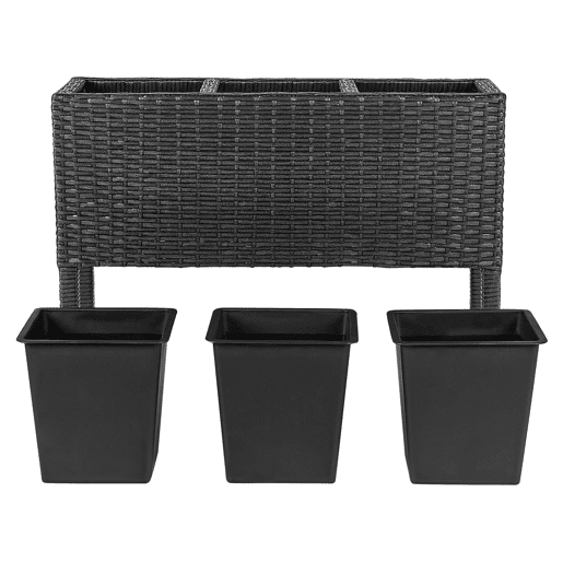 Beliani Vaso alto para plantas CARAGANA
