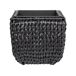 Beliani Conjunto de 2 macetas BERBERIS Beliani Conjunto de 2 macetas BERBERIS Negro