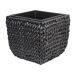 Beliani Conjunto de 2 macetas BERBERIS Beliani Conjunto de 2 macetas BERBERIS Negro