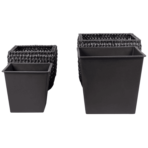 Beliani Conjunto de 2 vasos para plantas BERBERIS