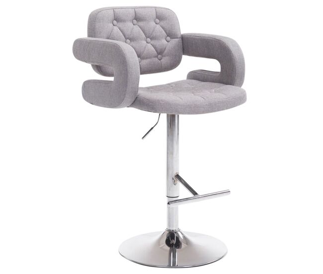 Taburete de bar dublin en tela 123x62x55cm
