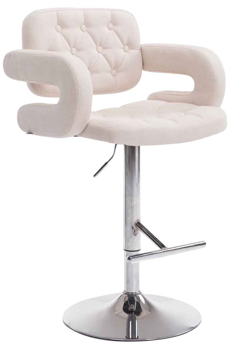 Taburete de bar dublin en tela 123x62x55cm