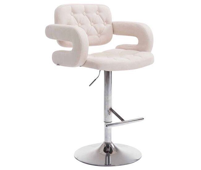Taburete de bar dublin en tela 123x62x55cm