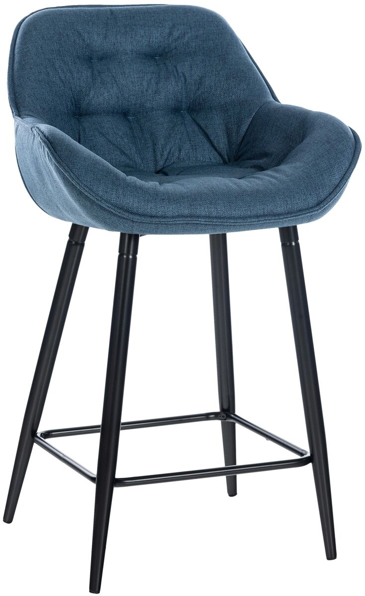 Taburete de bar gibson en tela o terciopelo 94x54x58 cm