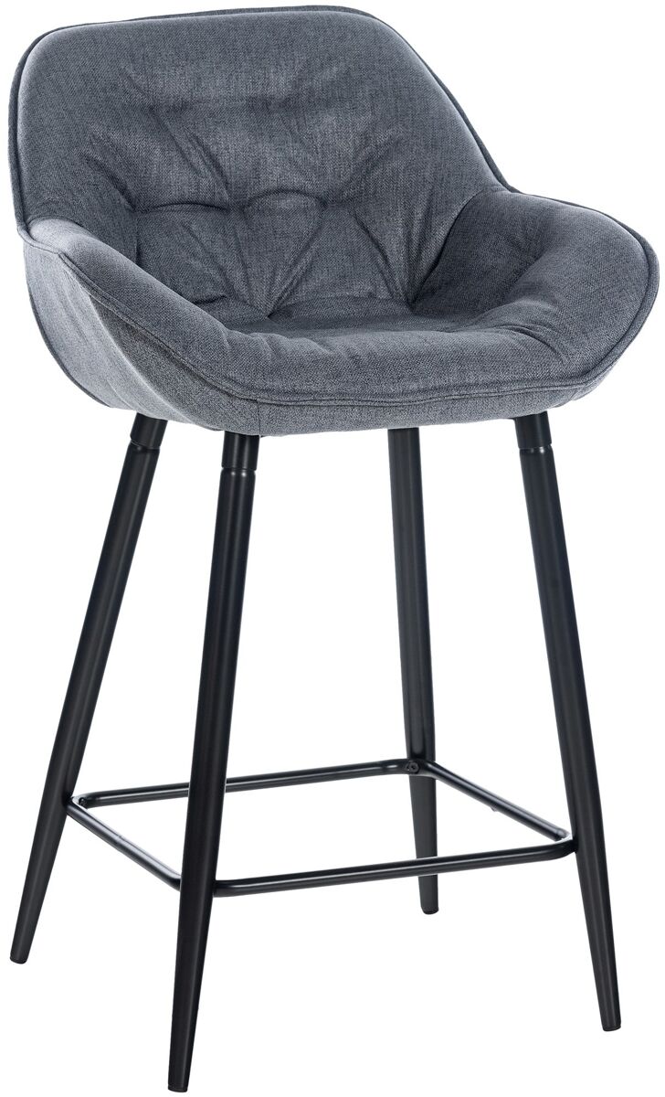 Taburete de bar gibson en tela o terciopelo 94x54x58 cm