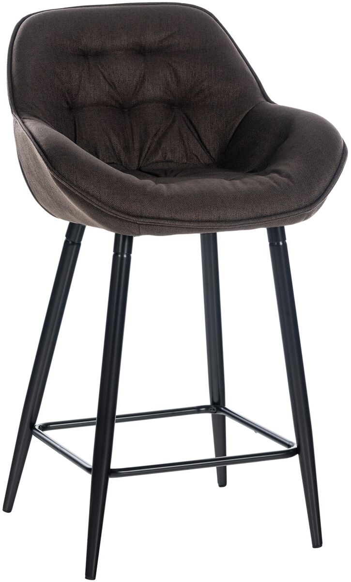 Taburete de bar gibson en tela o terciopelo 94x54x58 cm