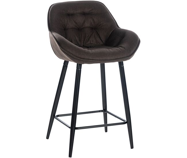 Taburete de bar gibson en tela o terciopelo 94x54x58 cm