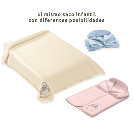 Saco de dormir infantil Baby Sweet Pierre Cardin Cor Azul 80x90cm Donegal Collections