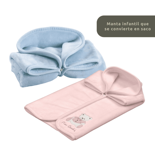 Saco de dormir infantil Baby Sweet Pierre Cardin Cor Azul 80x90cm Donegal Collections