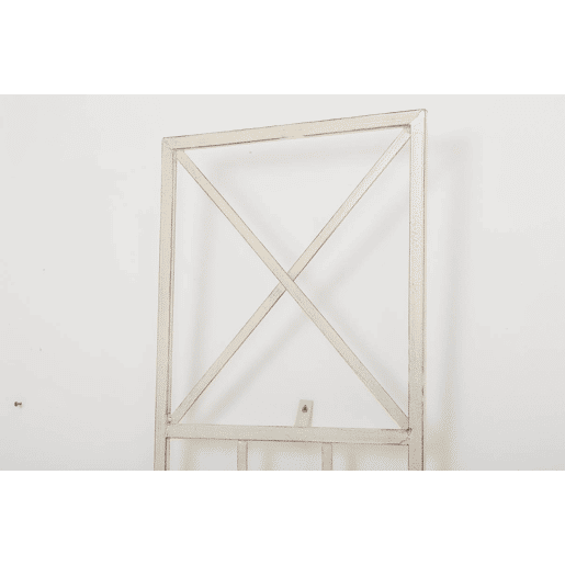 Enrejado Trigo 200 x 40 cm Metal Crema antiguo 2X40X198 cm