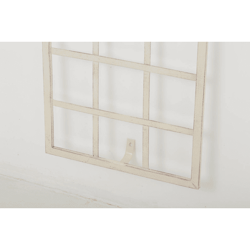 Enrejado Trigo 200 x 40 cm Metal Crema antiguo 2X40X198 cm