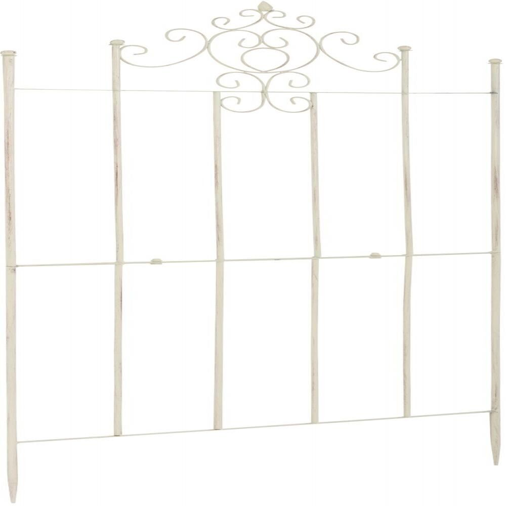 Espaldera paula 170 x 86 cm metal crema antiguo 2x86x170 cm