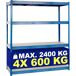 Estante enchufable - SLR160 - Metal 160 Estante enchufable - SLR160 - Metal 160 Azul