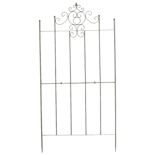 Set de 2 Enrejados para plantas Paula Metal Verde antiguo 2X85.5X170 cm