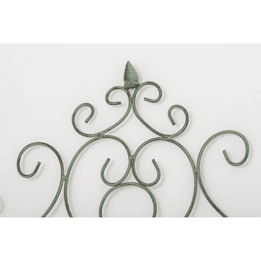 Espaldera Paula 170 x 86 cm Metal Verde antiguo 2X86X170 cm