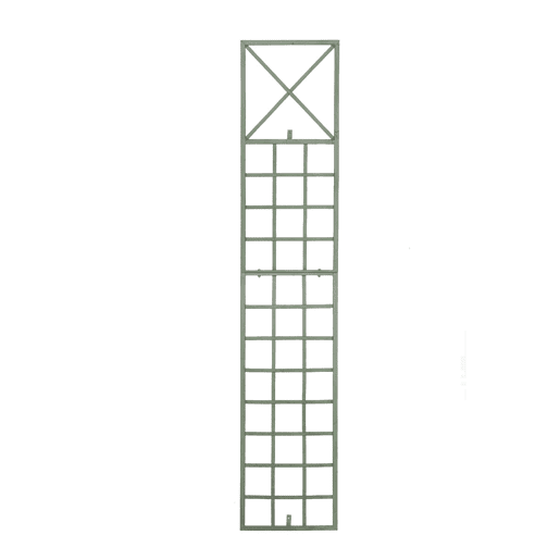 Enrejado Trigo 200 x 40 cm Metal Verde antiguo 2X40X198 cm