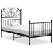 Estructura de cama de metal 90x200 Estructura de cama de metal 90x200 Negro