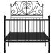 Estructura de cama de metal 90x200 Estructura de cama de metal 90x200 Negro