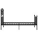 Estructura de cama de metal 90x200 Estructura de cama de metal 90x200 Negro