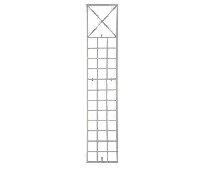 Enrejado trigo 200 x 40 cm metal blanco 2x40x198 cm