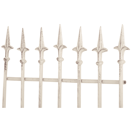Juego de 2 celosias Elisa 100 x 50 cm Metal Crema antiguo 0.7X50X100 cm