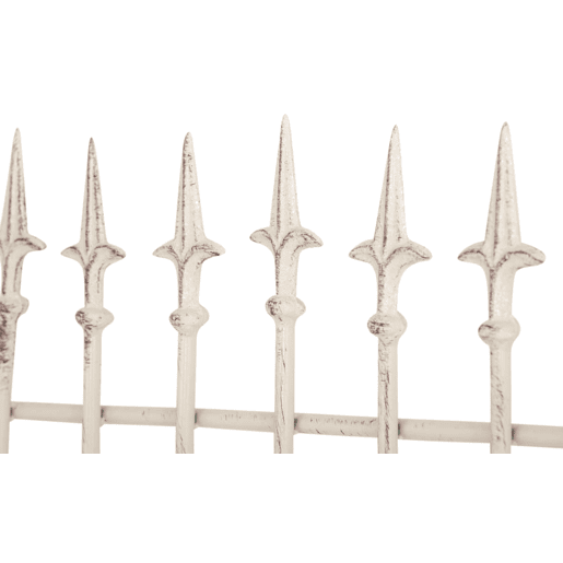 Juego de 2 celosias Elisa 100 x 50 cm Metal Crema antiguo 0.7X50X100 cm