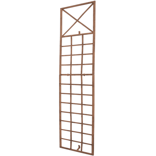 Enrejado Trigo 200 x 40 cm Metal Marrón antiguo 2X40X198 cm