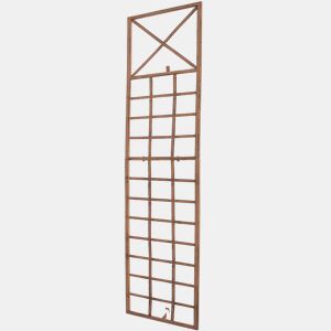 Enrejado Trigo 200 x 40 cm Metal Marrón antiguo 2X40X198 cm