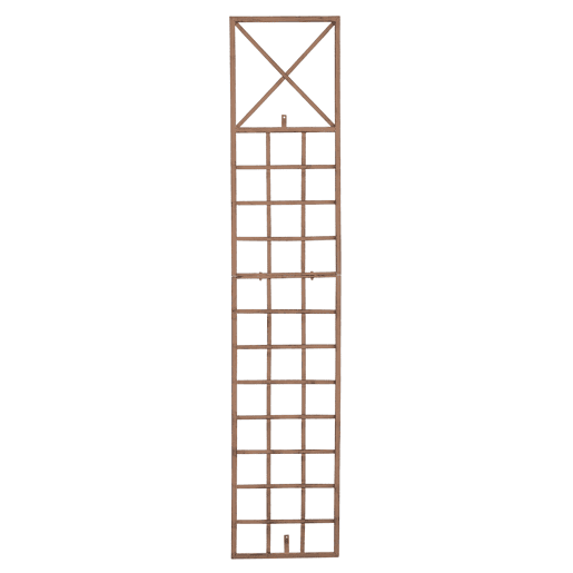 Enrejado Trigo 200 x 40 cm Metal Marrón antiguo 2X40X198 cm