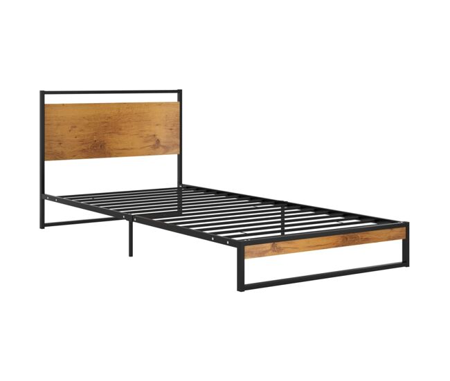 Estructura de cama de metal 100x200 cm
