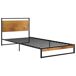 Estructura de cama de metal 100x200 Estructura de cama de metal 100x200 Negro