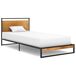Estructura de cama de metal 100x200 Estructura de cama de metal 100x200 Negro
