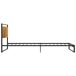 Estructura de cama de metal 100x200 Estructura de cama de metal 100x200 Negro