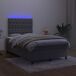 Cama box spring colchón y LED terciopelo - Diseño de botones 120x200 Cama box spring colchón y LED terciopelo - Diseño de botones 120x200 Azul