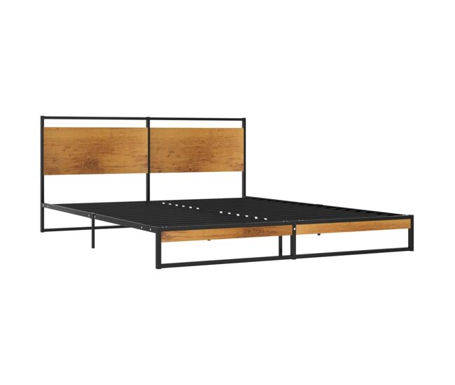 Estructura de cama de metal 140x200 cm