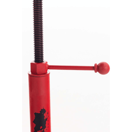 Taburete Industrial Butch Metal Rojo 34X44X56 cm