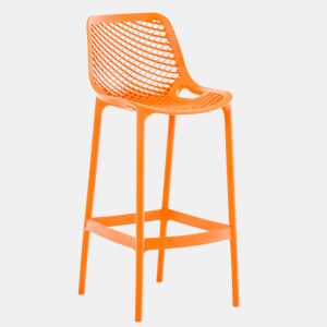 Taburete de Bar para Exterior Air Plástico Naranja 53X45X105 cm
