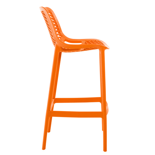 Taburete de Bar para Exterior Air Plástico Naranja 53X45X105 cm