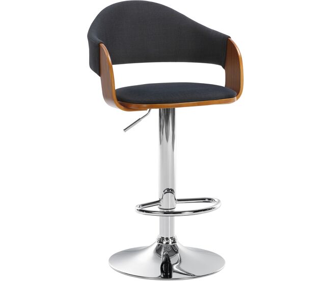 Taburete de bar nilse en tela 89x50x49 cm